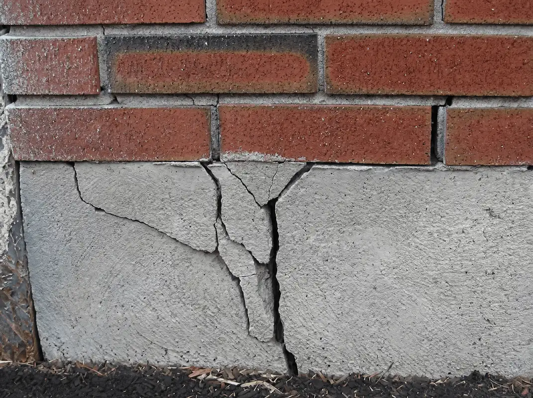Concrete foundation with serious structural damage in Hialeah, FL